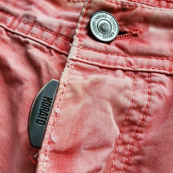 ANTONY MORATO Krop Loose Tapered Leg Pink Peach 100% Cotton Jeans US 32 - Picture 7 of 16